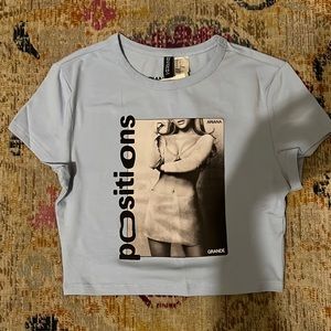 NWT Ariana Grande Positions Baby Tee